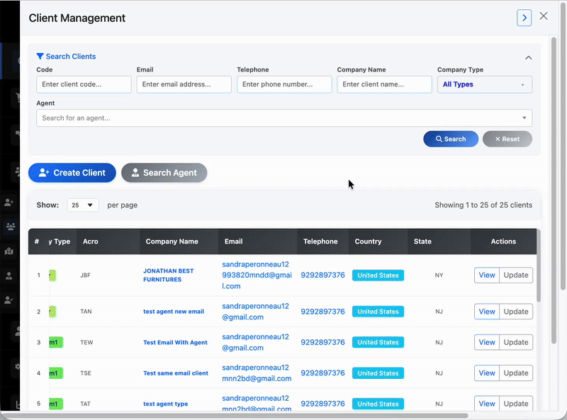 Multiple Shipping Addresses for Clients